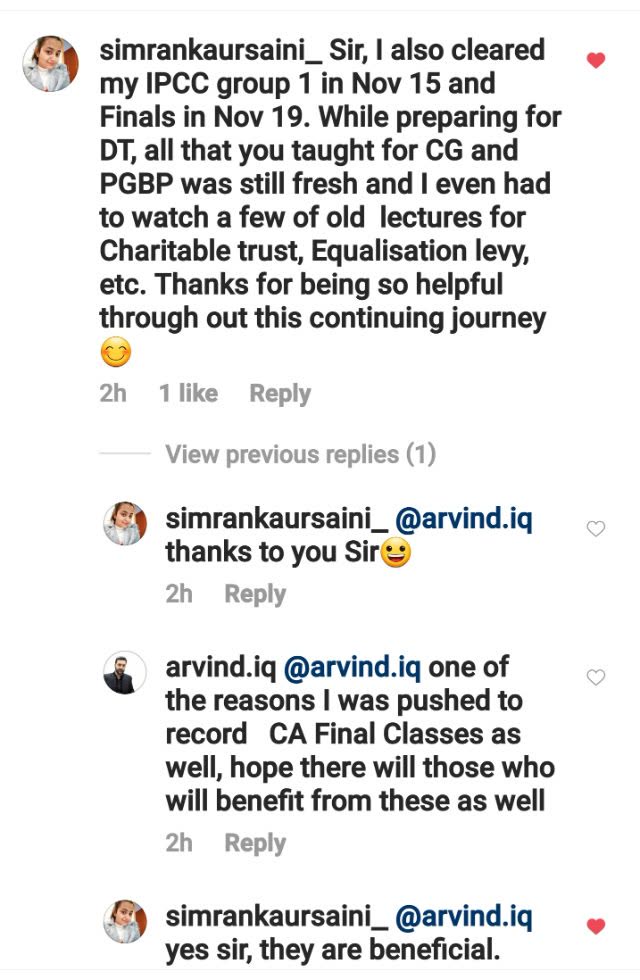 Student message